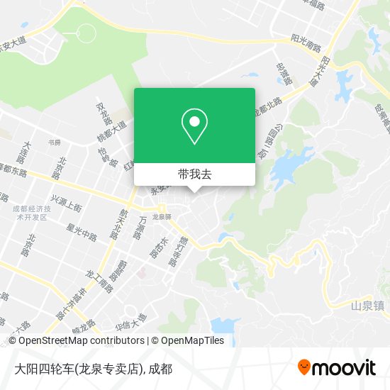 大阳四轮车(龙泉专卖店)地图