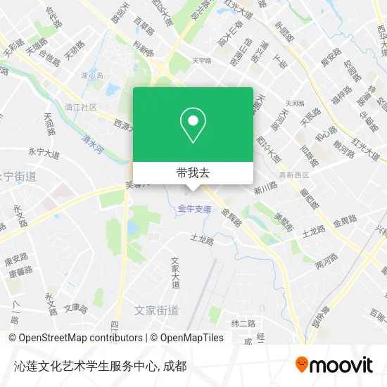 沁莲文化艺术学生服务中心地图
