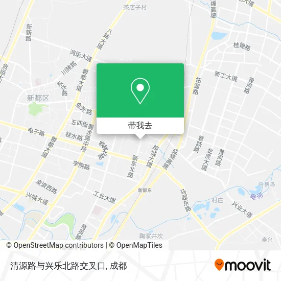 清源路与兴乐北路交叉口地图