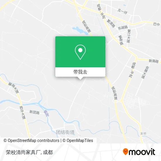 荣校清尚家具厂地图