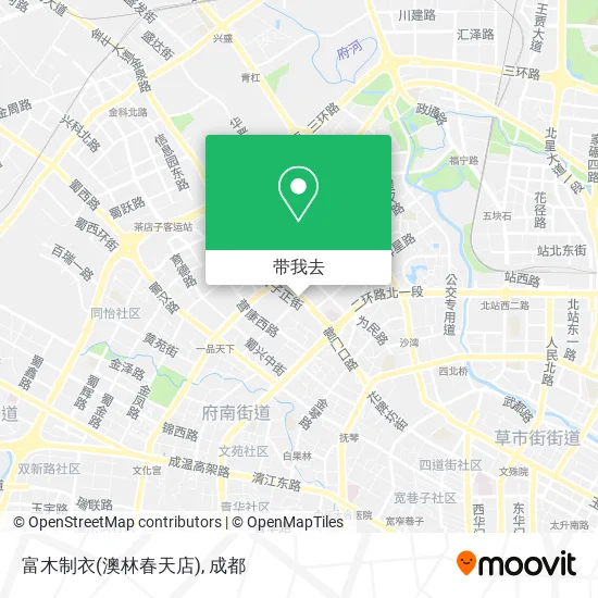 富木制衣(澳林春天店)地图