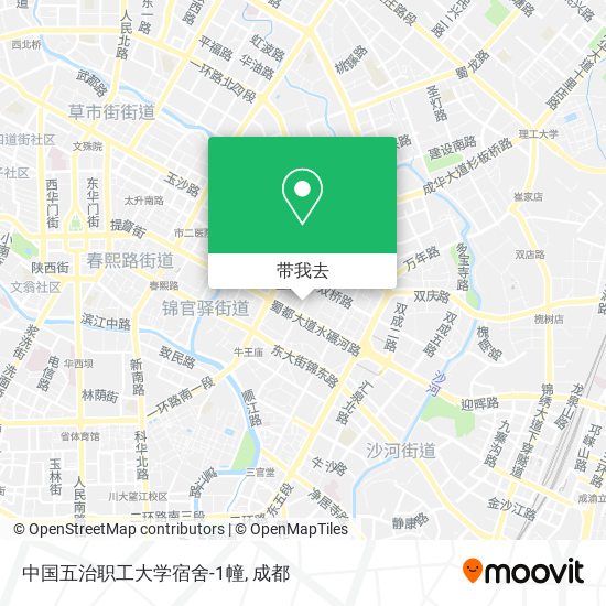 中国五治职工大学宿舍-1幢地图