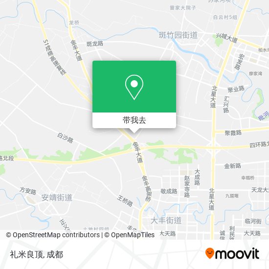 礼米良顶地图