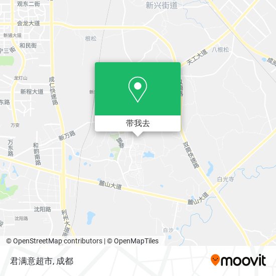 君满意超市地图