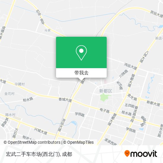 宏武二手车市场(西北门)地图