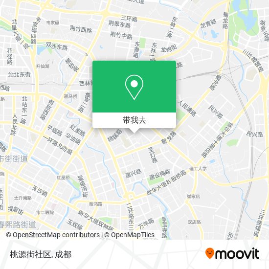 桃源街社区地图
