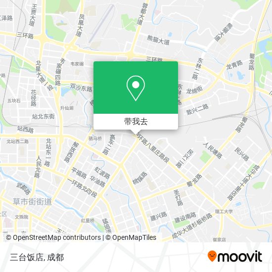 三台饭店地图