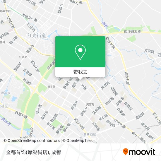 金都首饰(犀湖街店)地图