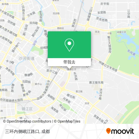 三环内侧岷江路口地图