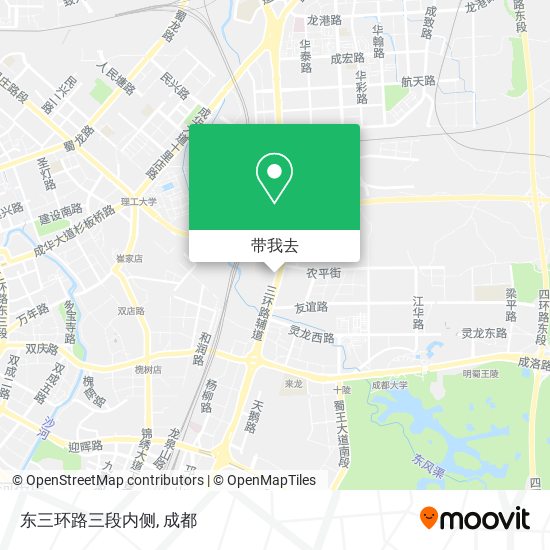 东三环路三段内侧地图