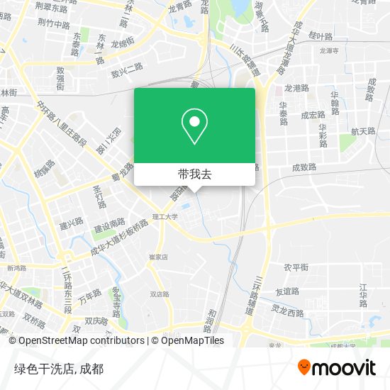 绿色干洗店地图
