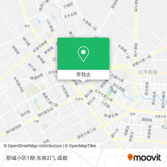 那城小区1期-东南2门地图