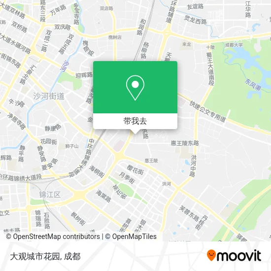 大观城市花园地图