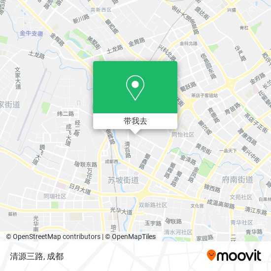 清源三路地图