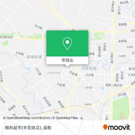 顺和超市(丰安路店)地图