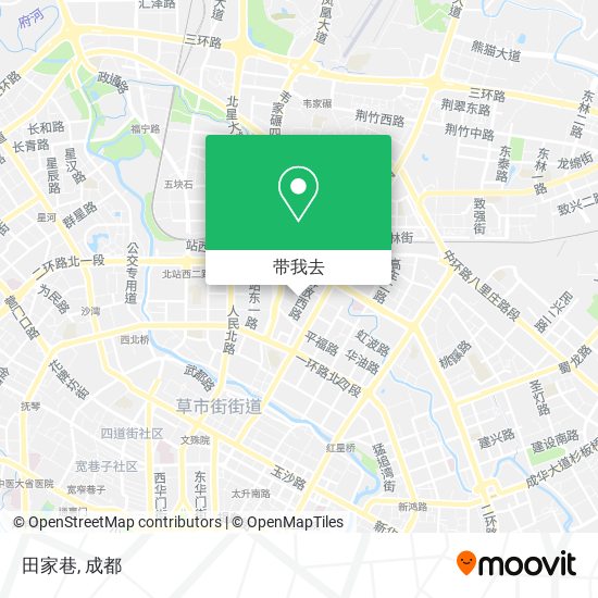 田家巷地图