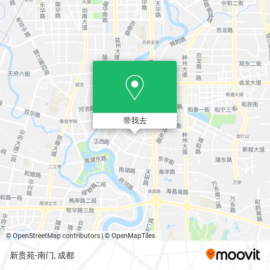 新贵苑-南门地图