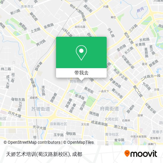 天娇艺术培训(蜀汉路新校区)地图