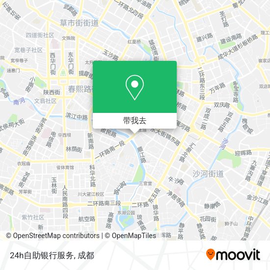 24h自助银行服务地图