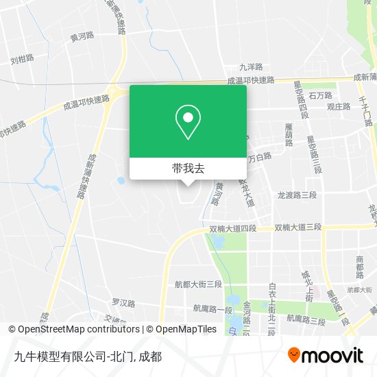 九牛模型有限公司-北门地图