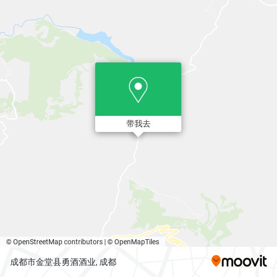 成都市金堂县勇酒酒业地图