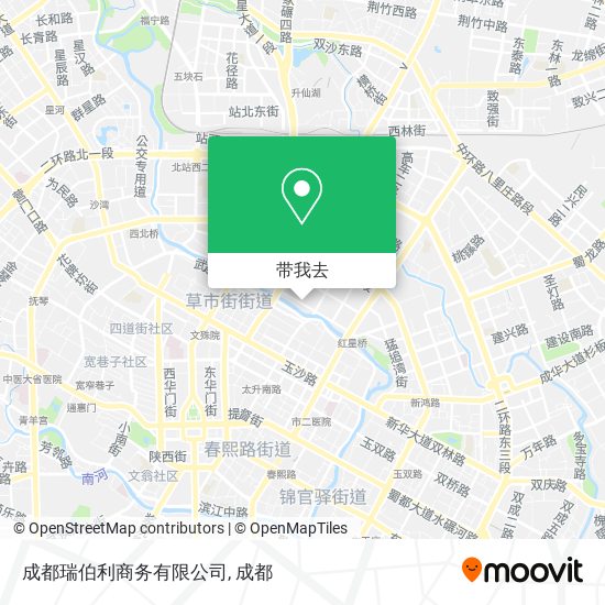 成都瑞伯利商务有限公司地图