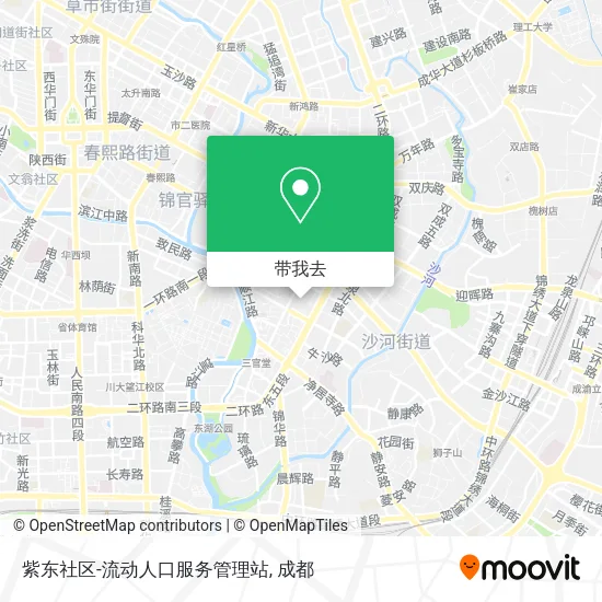 紫东社区-流动人口服务管理站地图