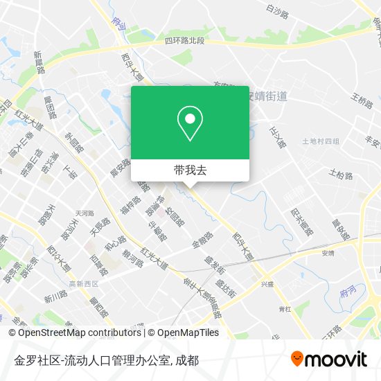金罗社区-流动人口管理办公室地图
