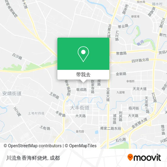 川流鱼香海鲜烧烤地图