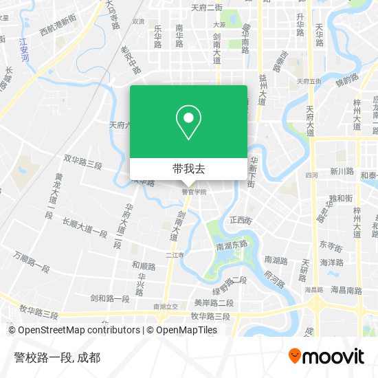 警校路一段地图