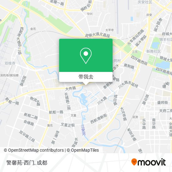 警馨苑-西门地图