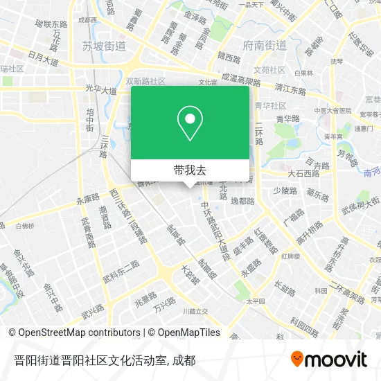 晋阳街道晋阳社区文化活动室地图