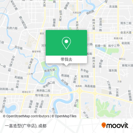 一嘉造型(广华店)地图