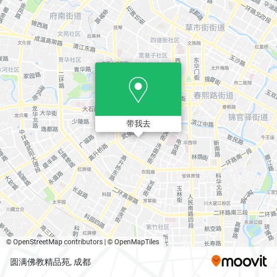 圆满佛教精品苑地图