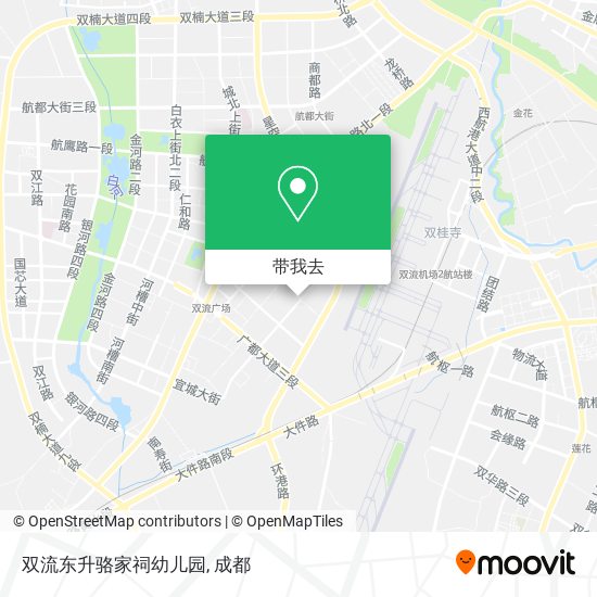 双流东升骆家祠幼儿园地图