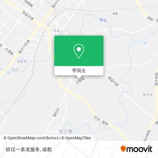 殡仪一条龙服务地图