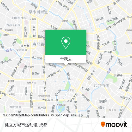 健立方城市运动馆地图