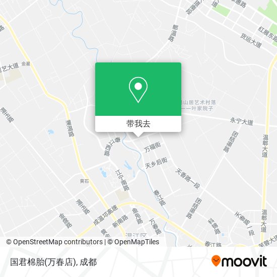 国君棉胎(万春店)地图