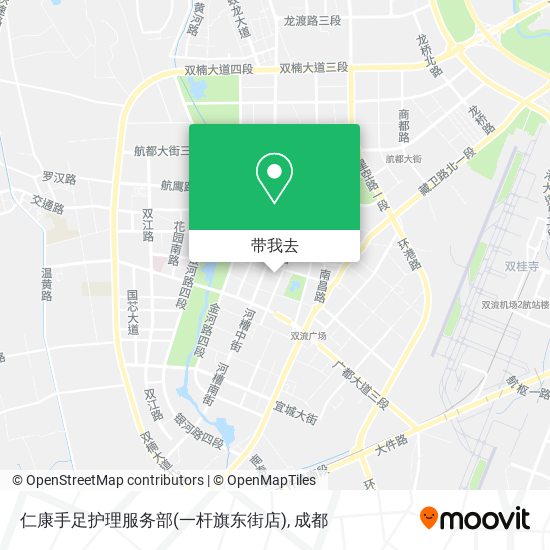 仁康手足护理服务部(一杆旗东街店)地图