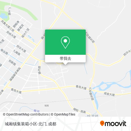 城厢镇集装箱小区-北门地图