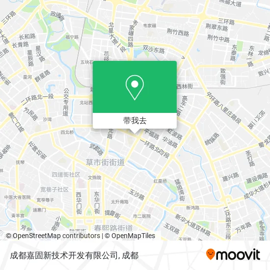 成都嘉固新技术开发有限公司地图