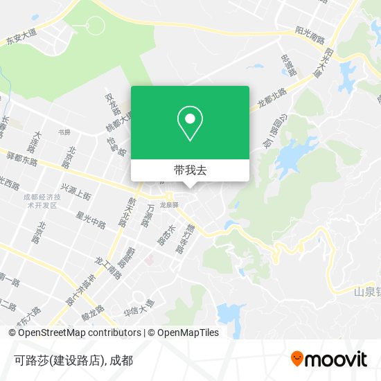 可路莎(建设路店)地图