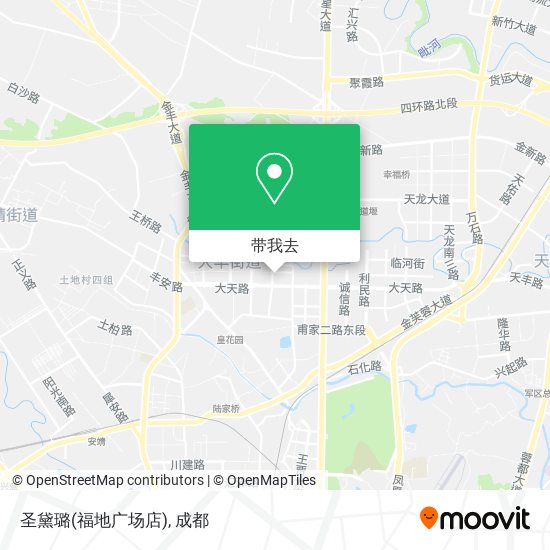 圣黛璐(福地广场店)地图