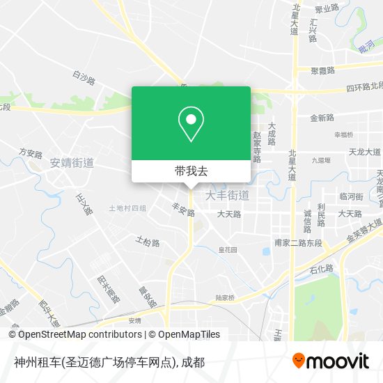 神州租车(圣迈德广场停车网点)地图
