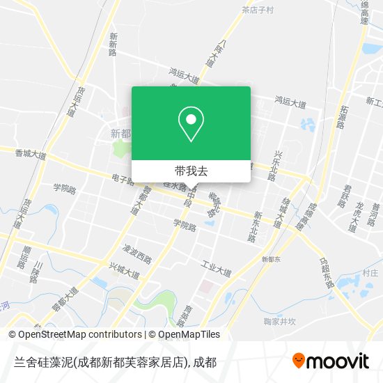兰舍硅藻泥(成都新都芙蓉家居店)地图