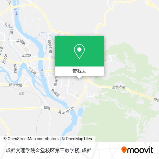 成都文理学院金堂校区第三教学楼地图