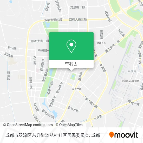 成都市双流区东升街道丛桂社区居民委员会地图