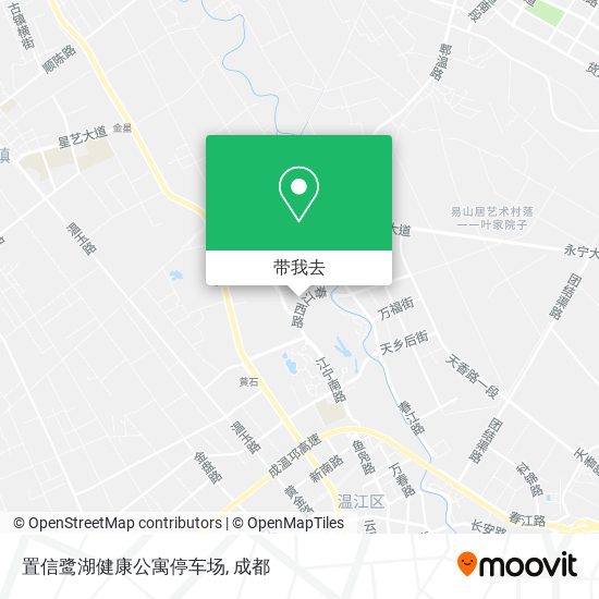 置信鹭湖健康公寓停车场地图