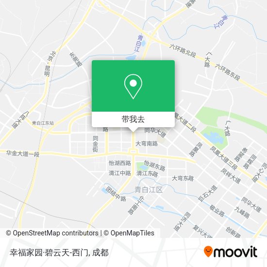幸福家园·碧云天-西门地图