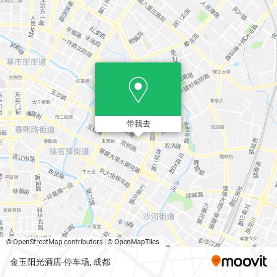 金玉阳光酒店-停车场地图